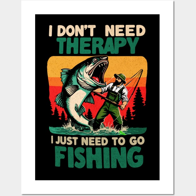 Fishing Therapy Wall Art by TwistedDesigns by Stefanie